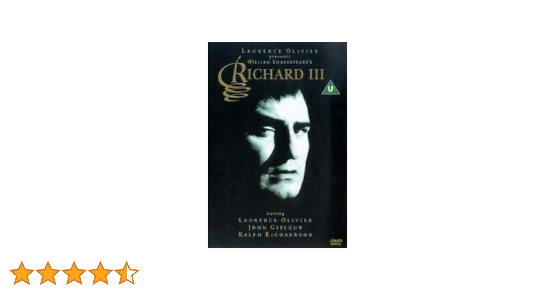 洋画・外国映画 RICHARD III DVD Amazon.co.jp: Richard III : DVD